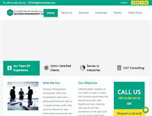 Tablet Screenshot of dmcdubai.com